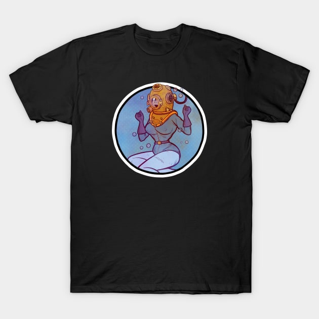 Diver Betty T-Shirt by Baddest Shirt Co.